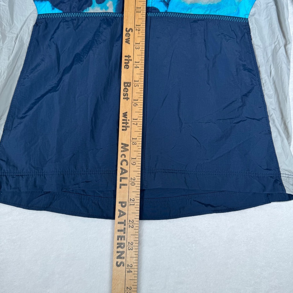 Russell Boys Blue Camo Colorblock‎ Windbreaker Jacket Hooded Full Zip - Picture 8 of 8